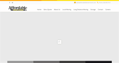 Desktop Screenshot of affordabledenvermovers.com